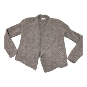 LOFT Charcoal Women's Open Front Cardigan